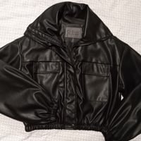 Ci Sono Faux Leather Jacket
