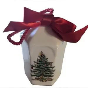 Spode Christmas Tree Lantern Ornament