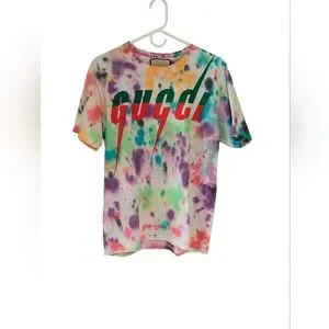 Gallery image 1 for Gucci Blade T-shirt w/Tie Dye Print+ Logo