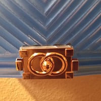 Gallery image 2 for Blue plastic crossbody purse