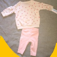 Carter's Two Piece Clothing Set, Girls 0-3 Months