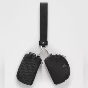 Gallery image 1 for Lululemon Dual Pouch Wristlet Black Velvet