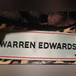 Gallery image 5 for Warren Edwards Mesh Kitten Heels w/Floral Embroidery