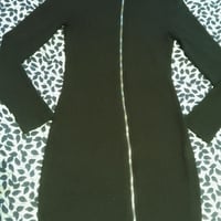 SHEIN Little Black Zip-Up Dress