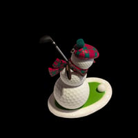 Gallery image 2 for Hallmark Keepsake Golfing in the Snow Holiday Ornament