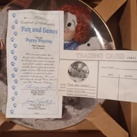 Gallery image 1 for Collectible Plate Puppy Playtime Fun & Games