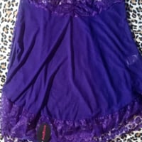 AvidLove Purple Babydoll Nightie w/Panty, Medium