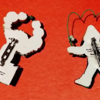 Gallery image 1 for Papel Giftware Set of 2 Scarecrow Pins