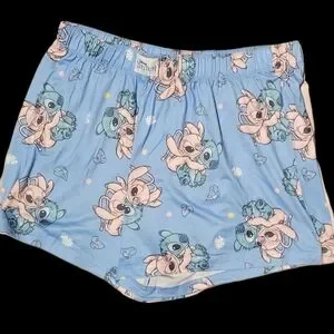 Gallery image 1 for Disney Stitch 2-Pack of PJ Shorts, Size Medium