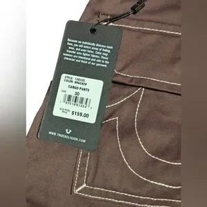 Gallery image 3 for True Religion Men's Cargo Pants, Size 30