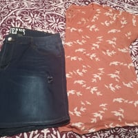 Shorts + T-shirt Combo, Women's 3X