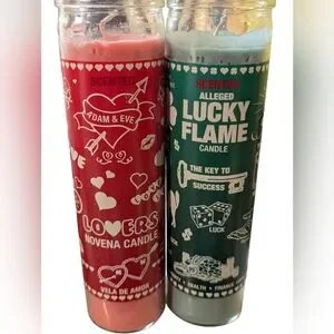 Set of 2 Scented Ritual Candles- Halloween Decor