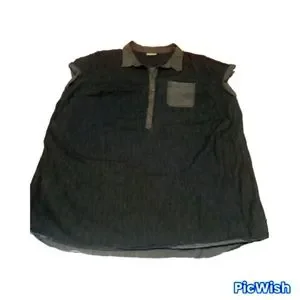 Gallery image 3 for Plus Size Women's Denim Shirt Dress, 4X