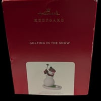 Gallery image 3 for Hallmark Keepsake Golfing in the Snow Holiday Ornament