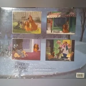 Gallery image 1 for Disney Lady & the Tramp Lithograph Set of 4