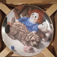 Collectible Plate Puppy Playtime Fun & Games