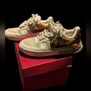 Gallery image 2 for Nike Air Force 1 Fontanka Tortoise Shell Sneakers
