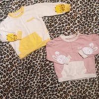 Sesame Biscuit Set of Animal Sweatshirts