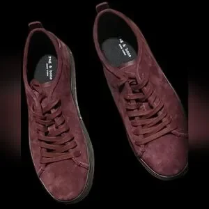 Gallery image 1 for Rag & Bone Perry Suede Sneaker in Burgundy