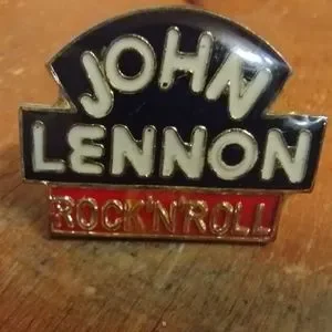 Vintage John Lennon Rock & Roll Pin