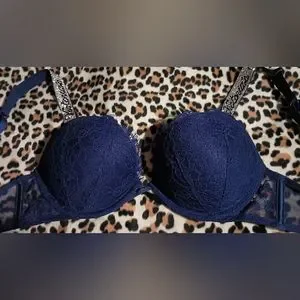 Gallery image 2 for Victoria's Secret Bombshell Push-Up & Garter Set