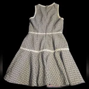 Gallery image 1 for Monique Lhuillier Navy/Marin/White A-Line Dress