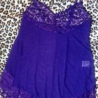 Gallery image 1 for AvidLove Purple Babydoll Nightie w/Panty, Medium