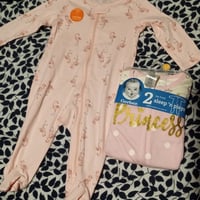 Carter's & Gerber Bundle of 3 Zip Front Sleep N Play Sleepers