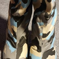 Gallery image 3 for FashionNova Boot Camp Knee High Camo Boots w/Drawstring