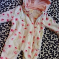 Gallery image 1 for Laura Ashley Hooded Onesie & Nordstrom Socks