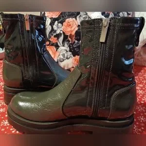 Gallery image 2 for Aquatalia Women's Leoda Patent Leather Boots