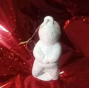 Gallery image 2 for Kissing Snowbaby Holiday Ornament