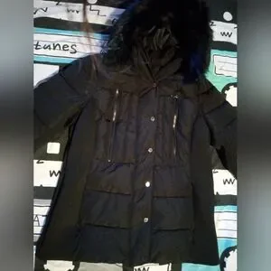 Gallery image 1 for Michael Kors Hooded Parka, Size 1X