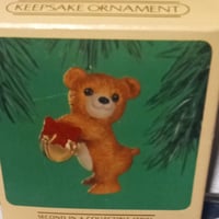 Hallmark Cinnamon Bear Hand Painted Holiday Ornament