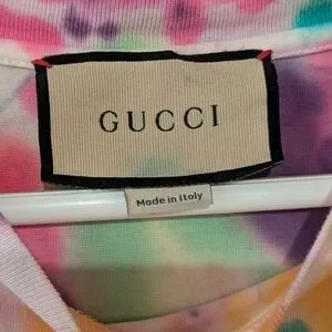 Gallery image 3 for Gucci Blade T-shirt w/Tie Dye Print+ Logo