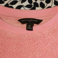 Gallery image 3 for Banana Republic Fuzzy Pink Sweater, Medium