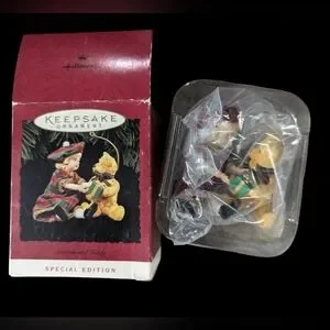 Gallery image 1 for Hallmark Keepsake Special Edition Lucinda and Teddy Holiday Ornament
