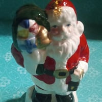 Gallery image 3 for Porcelain Santa Claus Holiday Ornament