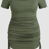 Cider Ribbed Dress, XL