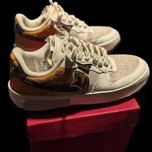 Gallery image 4 for Nike Air Force 1 Fontanka Tortoise Shell Sneakers