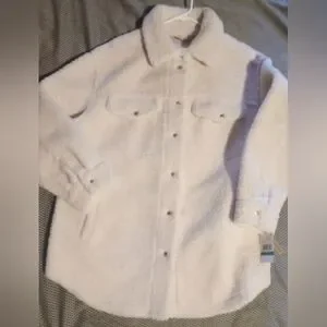 MICHAEL Michael Kors Faux Shearling Shirt Jacket