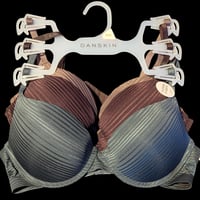 Danskin 3-Pack Sleek & Smooth Bras, 34C