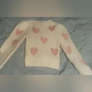 Gallery image 2 for Miss Selfridge Heart Sweater