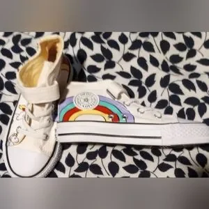 Gallery image 1 for Spotlion Girls Unicorn Hi Top Shoes, Size 26
