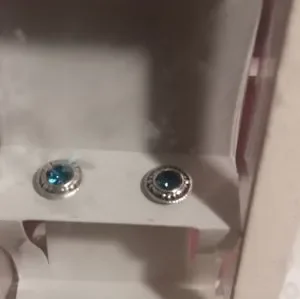Gallery image 1 for 2 Pair Sterling Silver & CZ Earrings