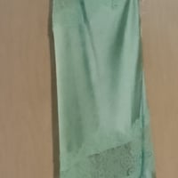 Gallery image 3 for Forever 21 Lace Trim Satin Cowl Maxi Dress, Small