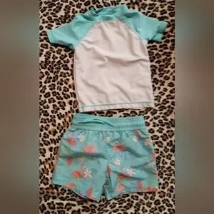 Gallery image 3 for Tommy Bahama Two Piece Swim Set, Size 18 Months
