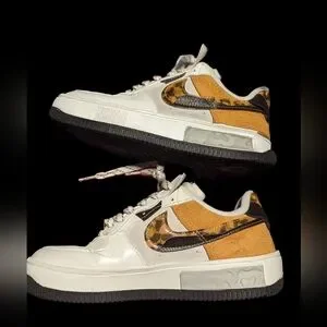 Gallery image 1 for Nike Air Force 1 Fontanka Tortoise Shell Sneakers