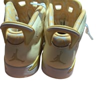 Gallery image 3 for Jordan 6 Retro Dynamic Yellow Floral Sneakers