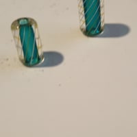 Set of 2 Handcrafted Glass Beads